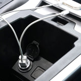 AUKEY CC-S2, Flush Fit Autoladegerät mit Aluminiumschale und 4.8A Dual-Port USB Ausgang