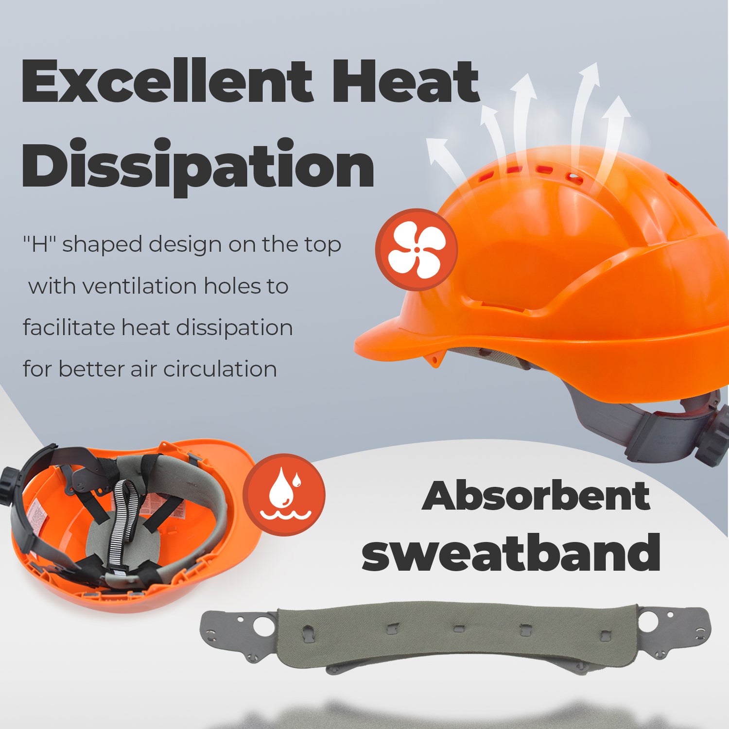 Mustbau MBU-GM16-ORA Bauhelm Orange