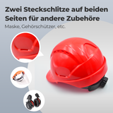 Mustbau MBU-GM16-R Bauhelm Rot