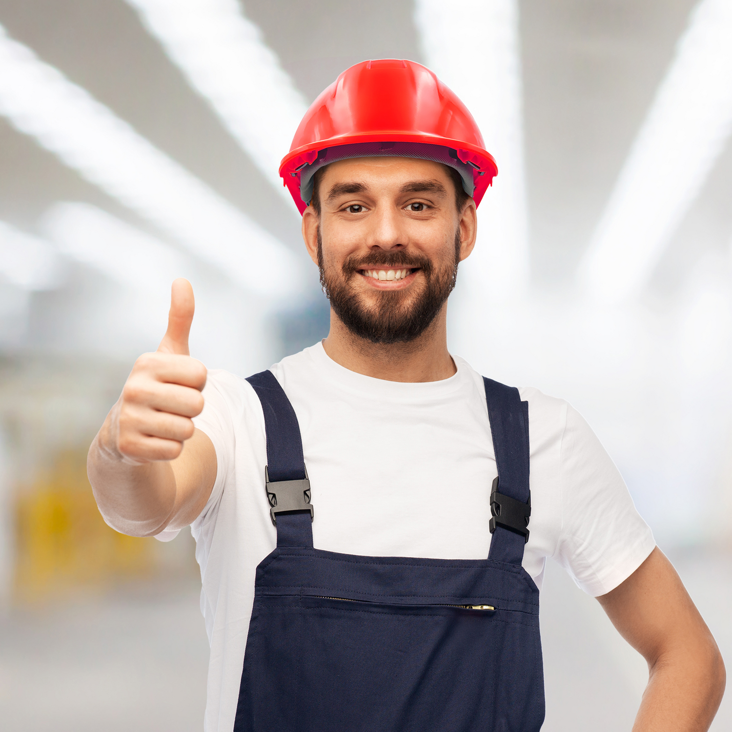 Mustbau MBU-GM16-R Bauhelm Rot