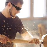 MUSTBAU Arbeitsschutzbrille Anti-Beschlag, Schwarz