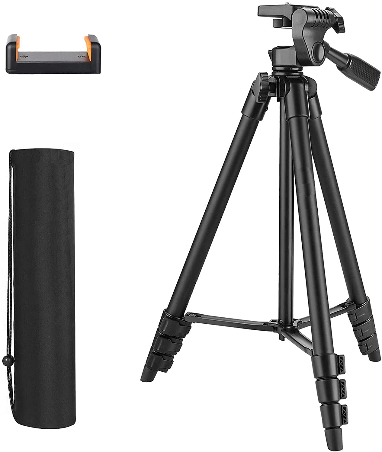TACKLIFE Kamerastativ 40,5-136cm mit Handyhalter MLT01 - Jetzt zum Sonderpreis