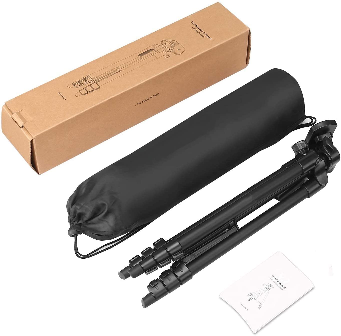 TACKLIFE Kamerastativ 40,5-136cm mit Handyhalter MLT01 - Jetzt zum Sonderpreis