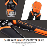 Tacklife MWS02 Crimpzange Multitool (abisolieren, crimpen, schneiden)