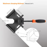 Rechtwinklige Winkelspanner 90 ° aus Aluminiumlegierung, 2 Stück TACKLIFE HAC3B