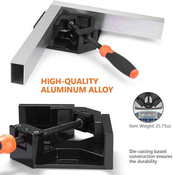 Schweißzwinge Rechtwinklig - Schnellspann-Klemme Für Bleche 1-40 Mm Aluminium
