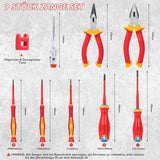 Mustbau 9 Stücke Schraubendreher-Satz Schlitz
