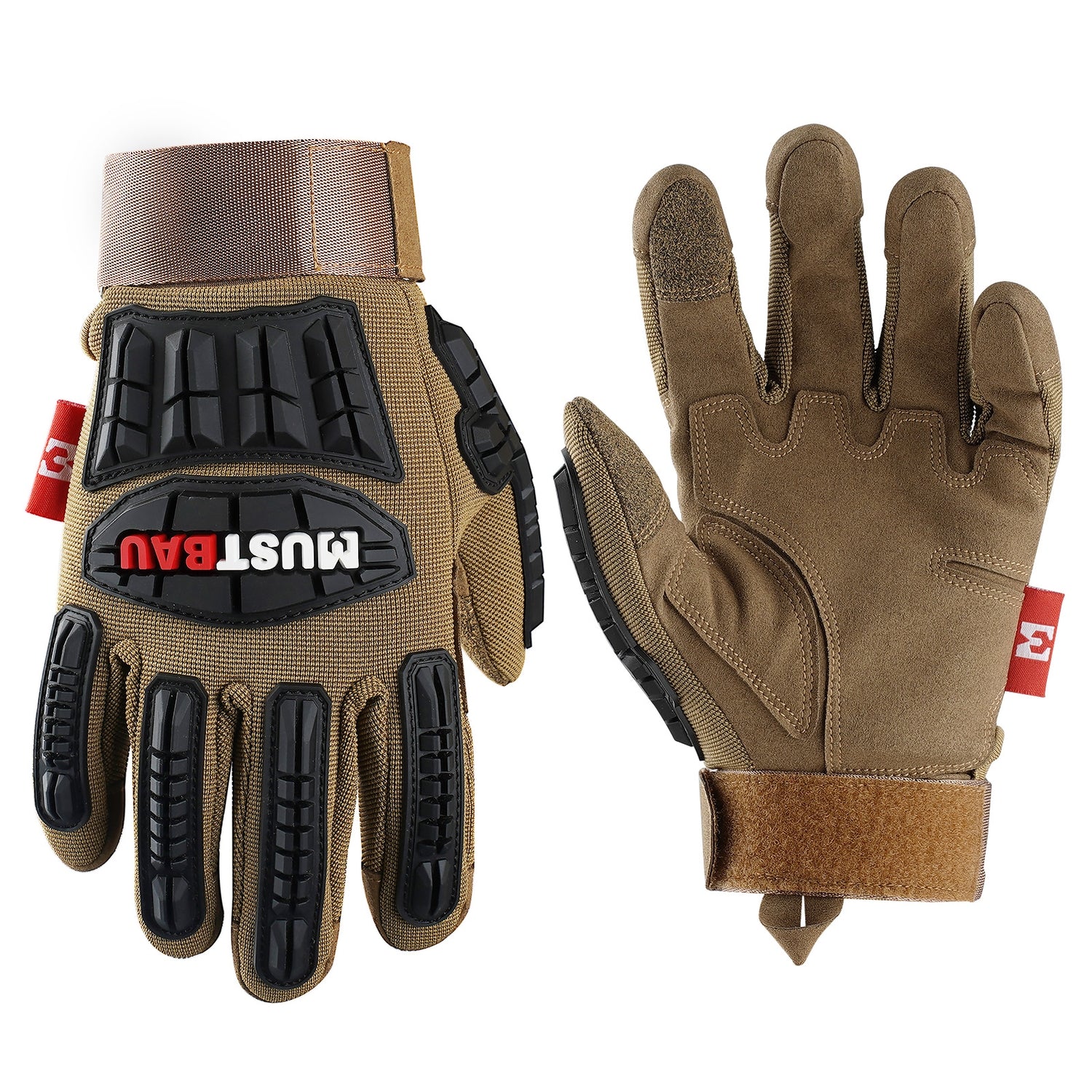 Mustbau 1 Paar Sicherheitshandschuhe,Mechanikerhandschuhe,Schlaghandsc Mustbau 1 Paar Sicherheitshandschuhe,Mechanikerhandschuhe,Schlaghandsc