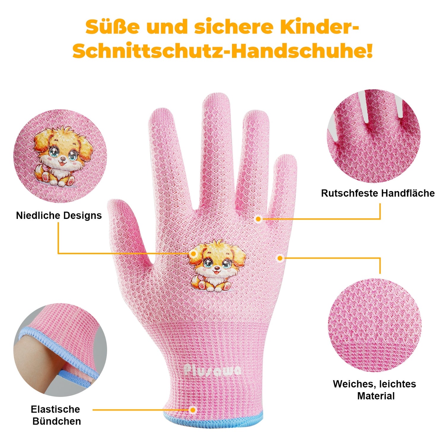 handschuhe kinder größe 2 Plusawa 2 Paar Kinder Gartenhandschuhefür Mädchen und Jungen