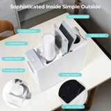 CalmConcept® Mini Warmtuchspender – Saubere und angenehm warme Einweghandtücher für Zuhause und unterwegs, Modell W2