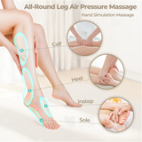 Aspria by Naipo Fußmassagegerät, 2-in-1-Waden-Fuß-Massagegerät mit Luftkompression, Vibration und Wärmetherapie, Bein-Fuß-Massage-Stiefel für geschwollene Beine, Ödeme, kabelloses Design