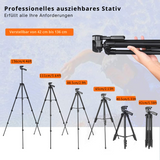 TACKLIFE Kamerastativ 40,5-136cm mit Handyhalter MLT01 - Jetzt zum Sonderpreis