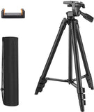 TACKLIFE Kamerastativ 40,5-136cm mit Handyhalter  MLT01