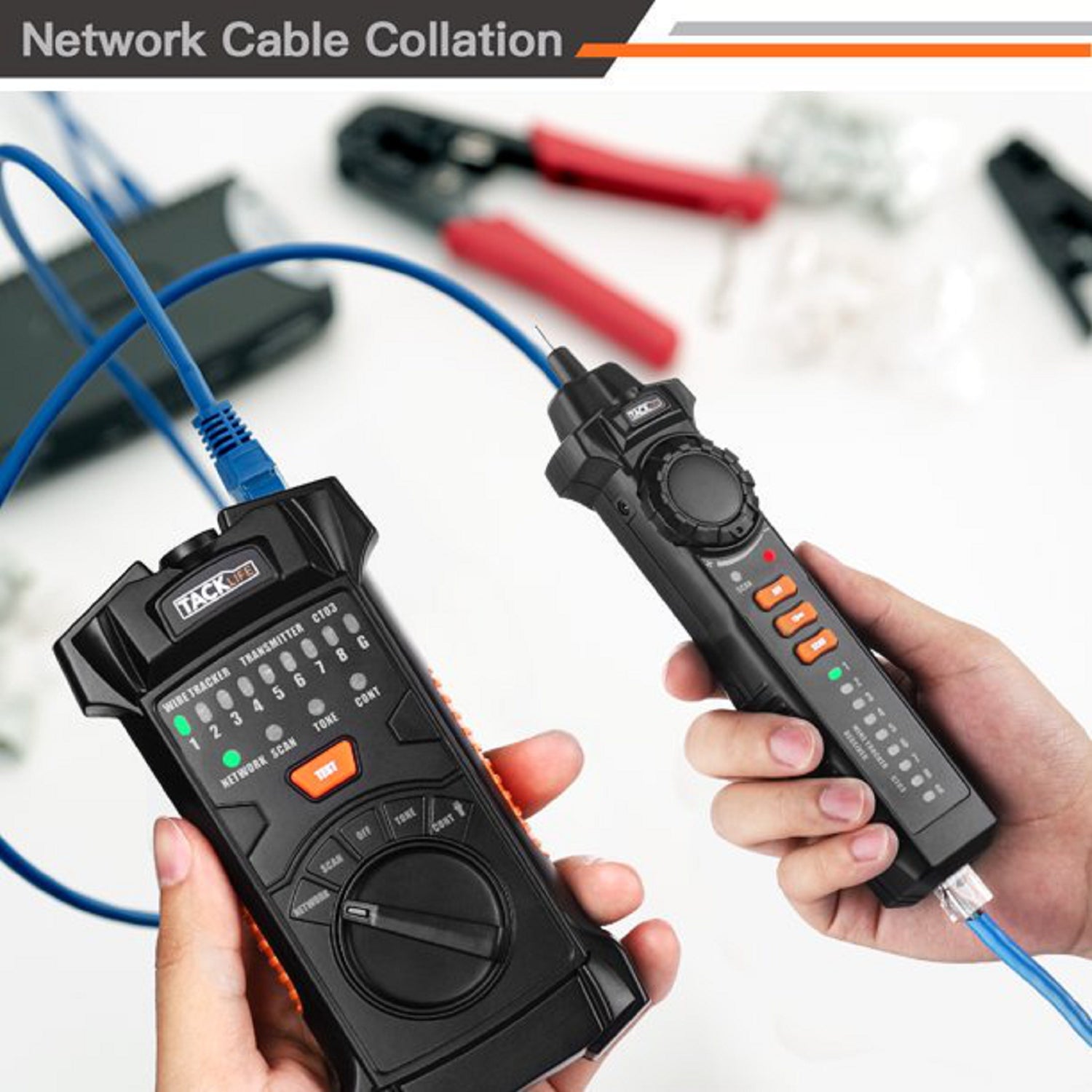 DIGITALER LCD NETZWERK-KABELTESTER Netzwerk-Leitungssucher Optical Wire Tracker 296701448925 DIGITALER LCD NETZWERK-KABELTESTER Netzwerk-Leitungssucher Optical Wire Tracker 296701448925