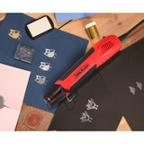 TACKLIFE Mini Heißluftpistole, 350 W/662 °F Heißluftpistole HGP35AC rot