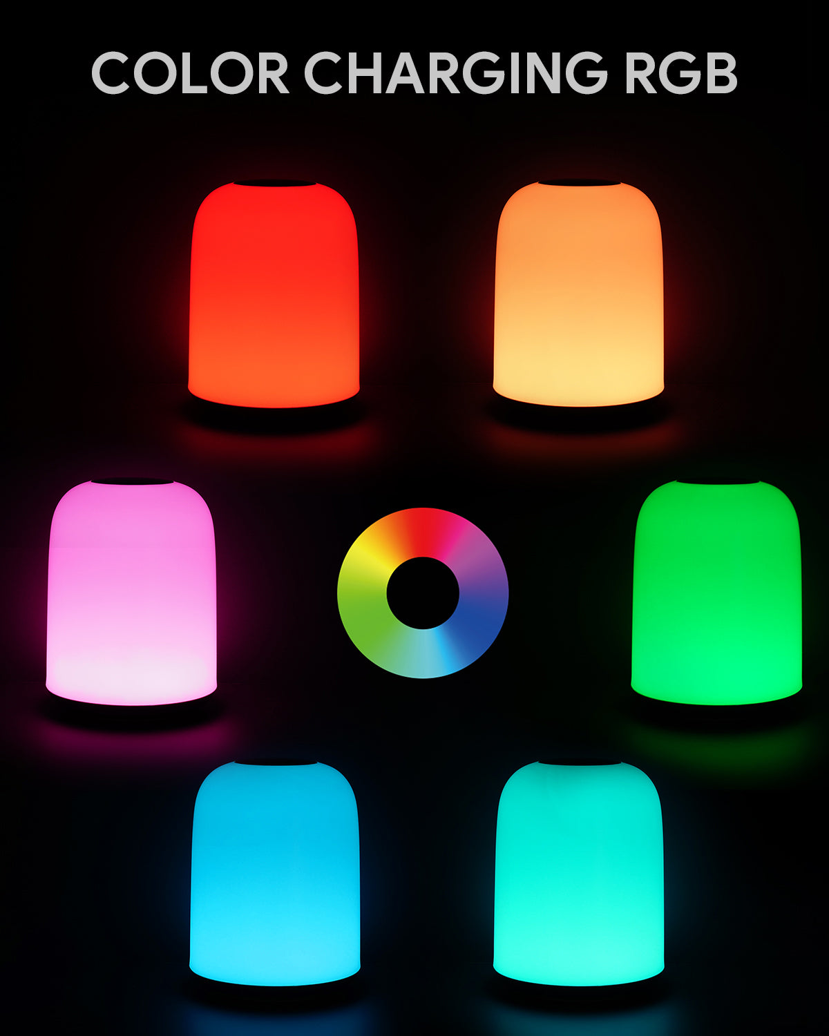 AUKEY RGB Nachtlicht, dimmbar, inkl Akku (LT-T8)