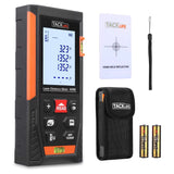 Tacklife HD40 Classic Laser Messung 131Ft M/In/Ft Mute Laser-Distanzmesser mit beleuchtetem LCD und Pythagoras Modus Messung von Entfernun, Fläche, Volumen