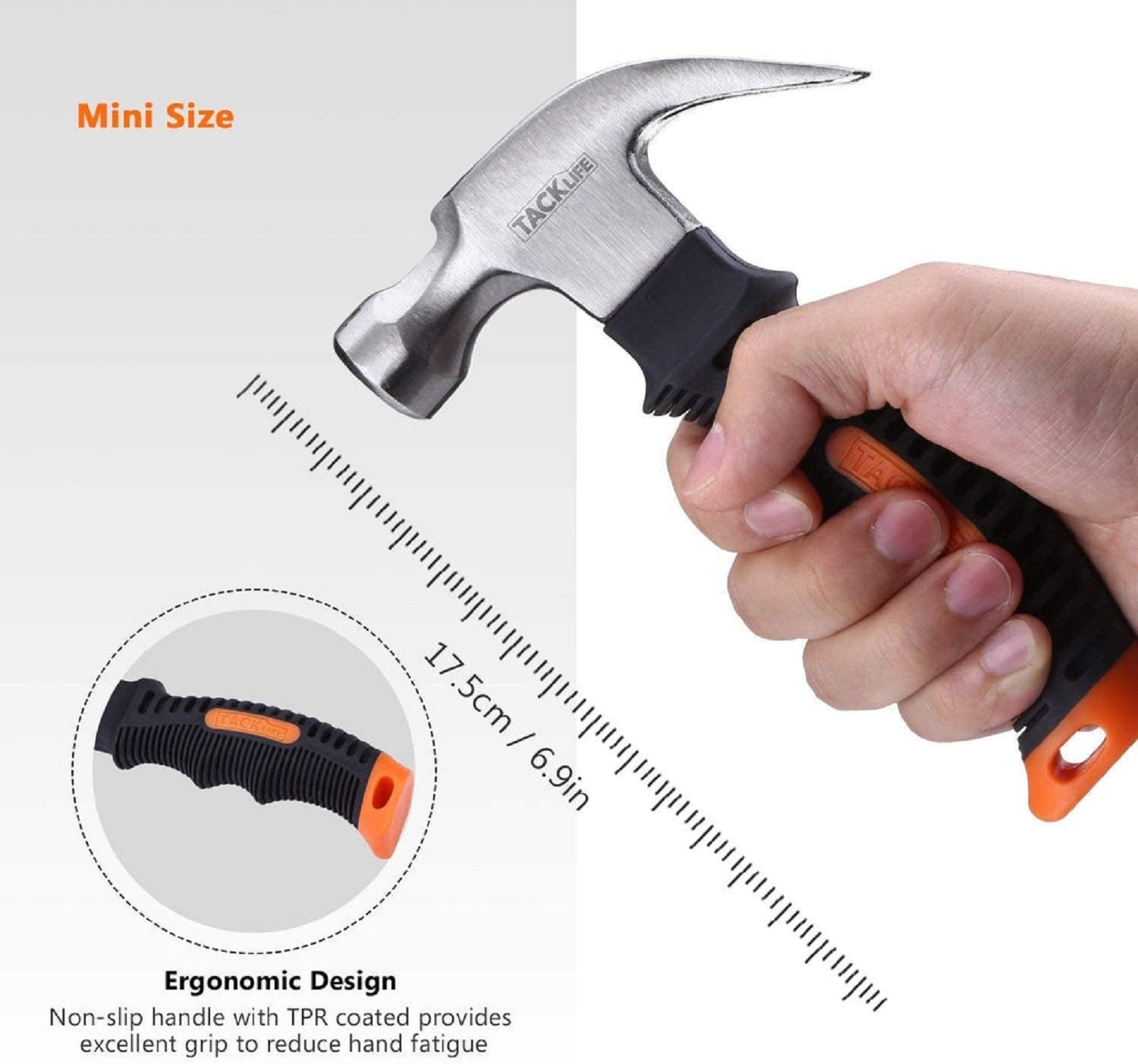 Mini- Klauenhammer Handwerkzeuge Hammer für Zimmerleute Dachdecker