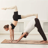 INTEY Premium Yogamatte aus Kork & Naturkautschuk inkl. Tragegurt