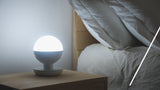 Aukey LT-ST10 LED Wiederaufladbare Tischlampe, Dimmbare RGB Farbe LED Nachttischlampe mit Touch Panel und Hängeschlaufe