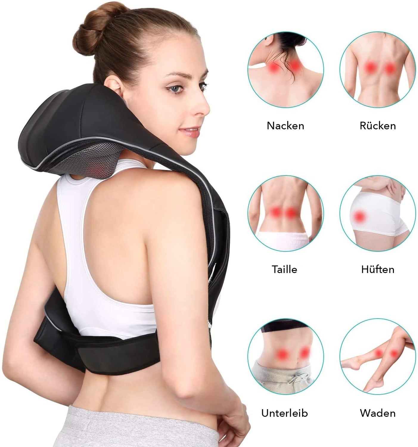 Naipo Rücken Massagegerät Massagesitzauflage mit – NAIPO