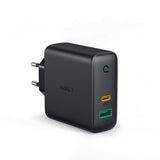 AUKEY PA-D3, USB-C Dual-Port-USB Ladegerät mit 60W Power Delivery