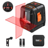 Tacklife Laser Level, selbstnivellierender 20M Kreuzlinienlaser mit Dual Laser Modul-SC-L07