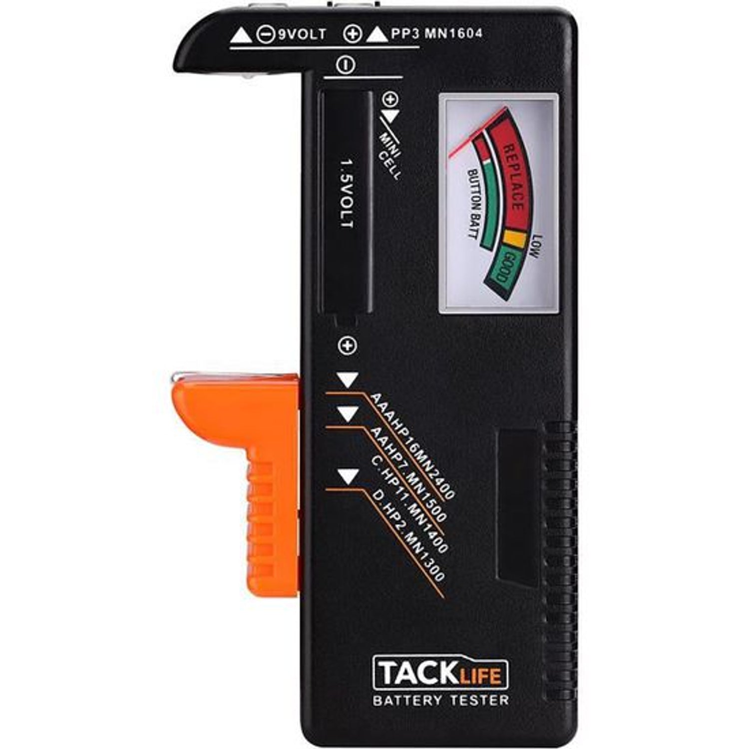 TACKLIFE MBT01, Klassischer Batterietester, ideal für den Hausgebrauch